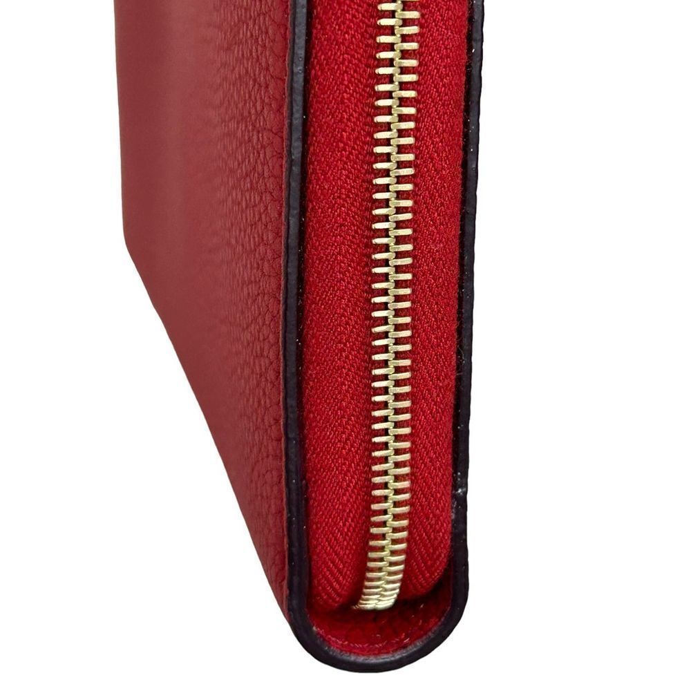 Celine Paris Genuine Leather Continental Wallet Red - Picture 5 of 11